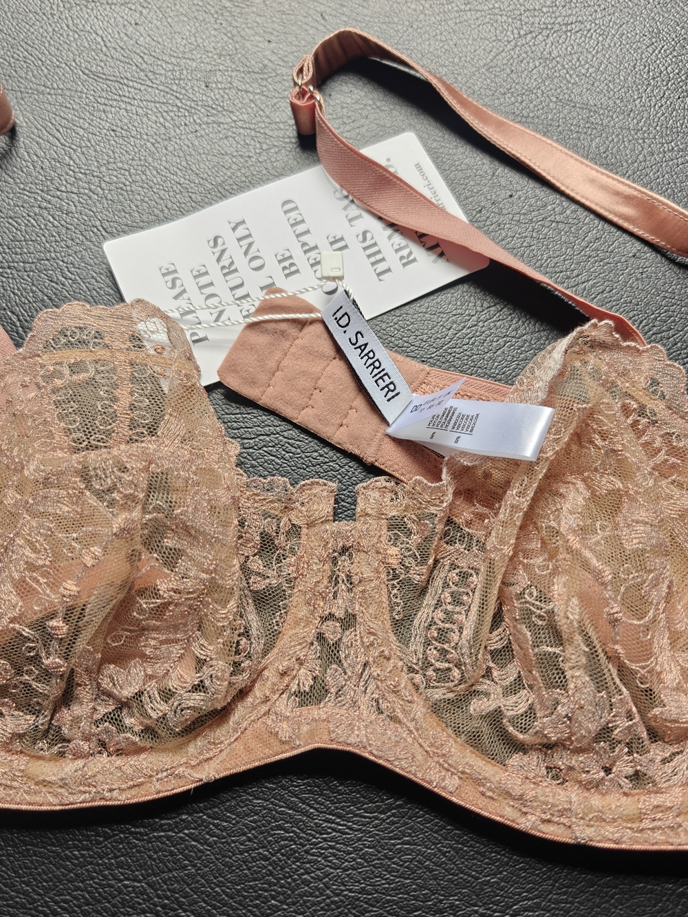 I.D. Sarrieri Balconette Bra Pearl Rose